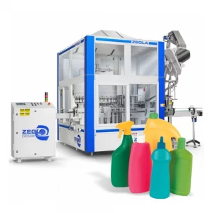 llenadora de productos de limpieza