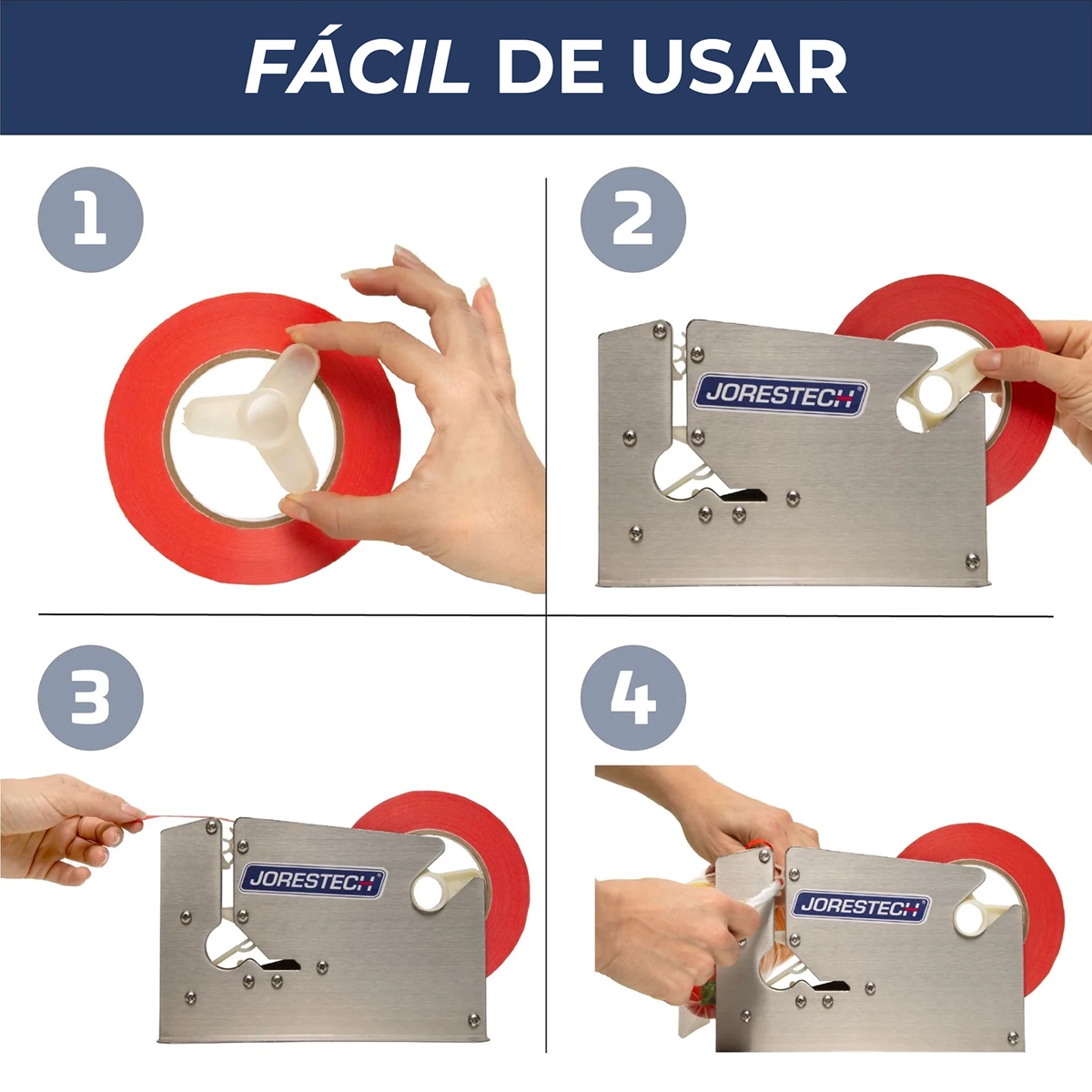 Precintadora Manual de Bolsas MBC-110IC (Inox) - Imagen 5